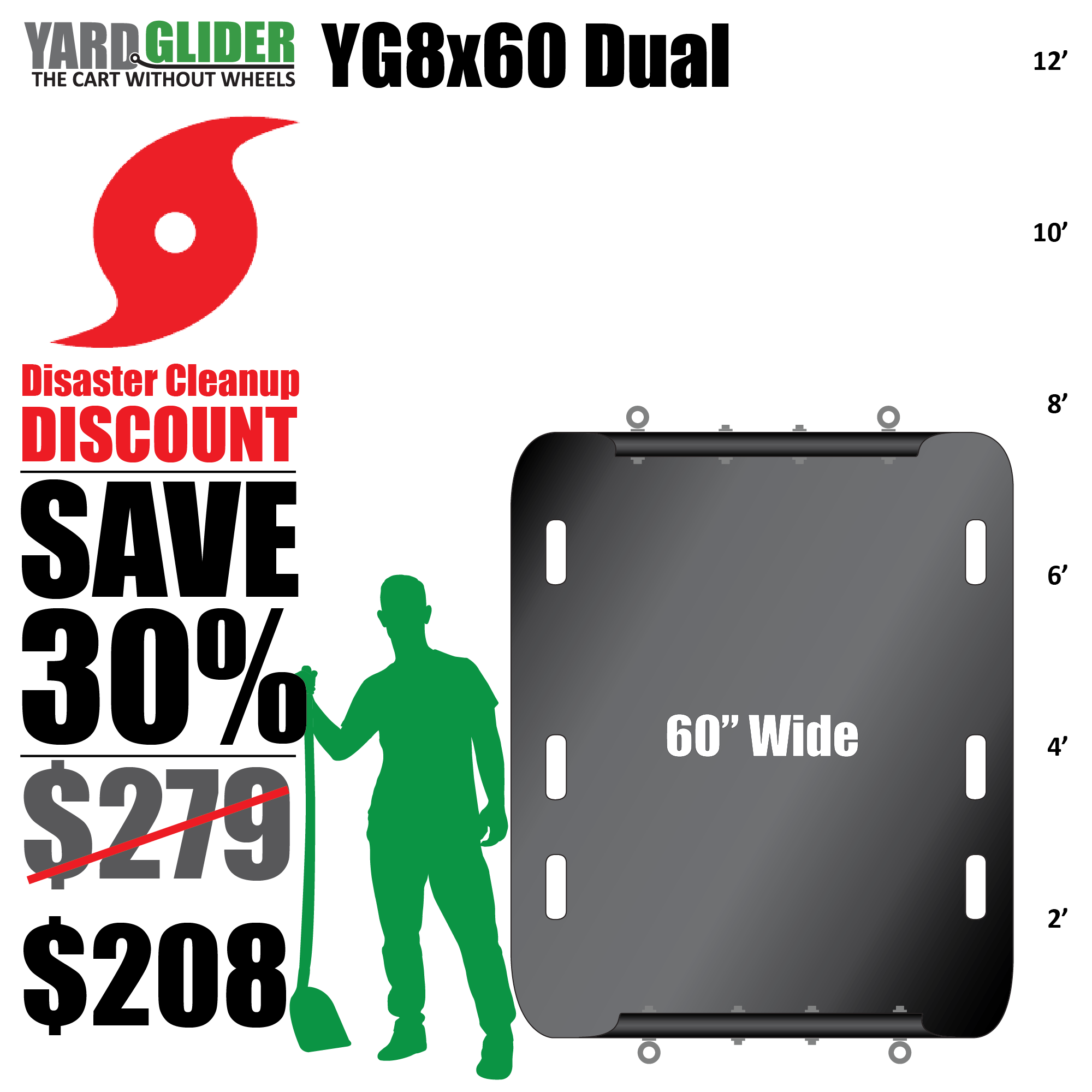 Yard Glider® – YG8x60 Dual